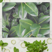 Gummibaumnähe Handtuch (Gefaltet)