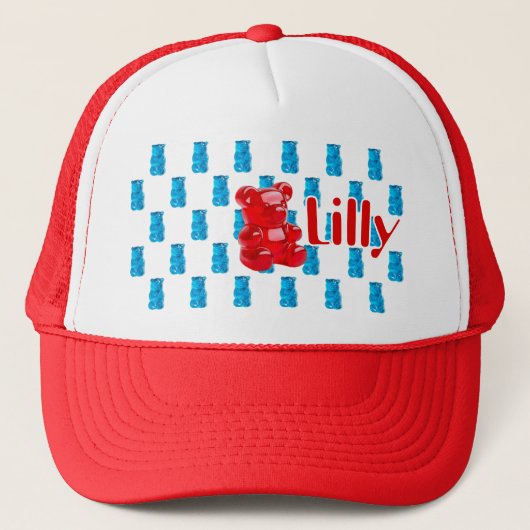 Gummibonbon truckerkappe (Vorderseite)