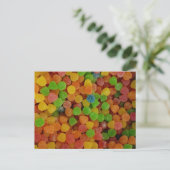 Gummibonbons Postkarte (Stehend Vorderseite)