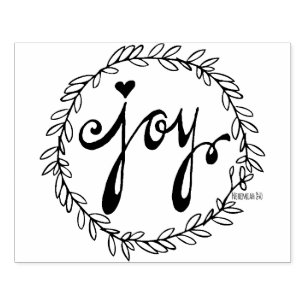 GummiBriefmarke der FREUDE Gummistempel