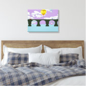 Gummibrücke Leinwanddruck (Insitu (Schlafzimmer))
