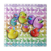 GummiDuckies Keramik-Fliese Fliese (Vorderseite)
