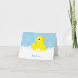 Gummiducky danken Ihnen, - Blau zu merken Dankeskarte