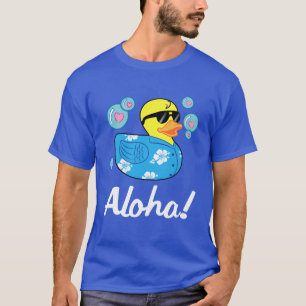 Gummiducky im hawaiischen Shirt Aloha