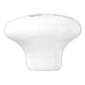 Gummiducky in den Blasen Keramikknauf (Seitenansicht)