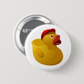 Gummiducky mit Baseballhut - Button (Vorne & Hinten)