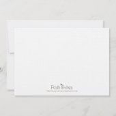 Gummidusche Kinderdusche Einladung (Rückseite)