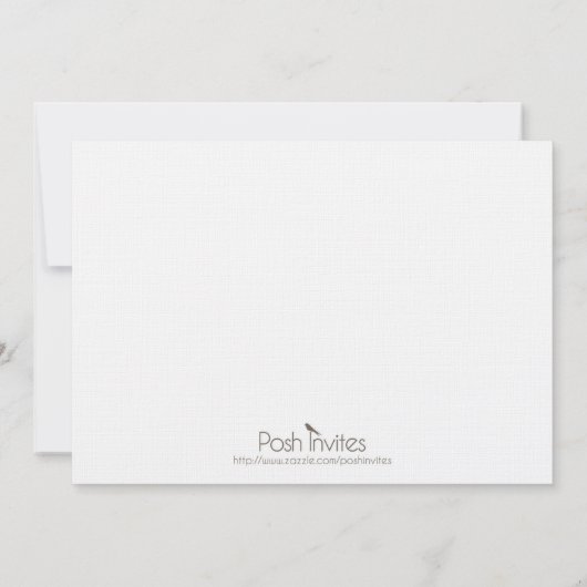 Gummidusche Kinderdusche Einladung (Rückseite)