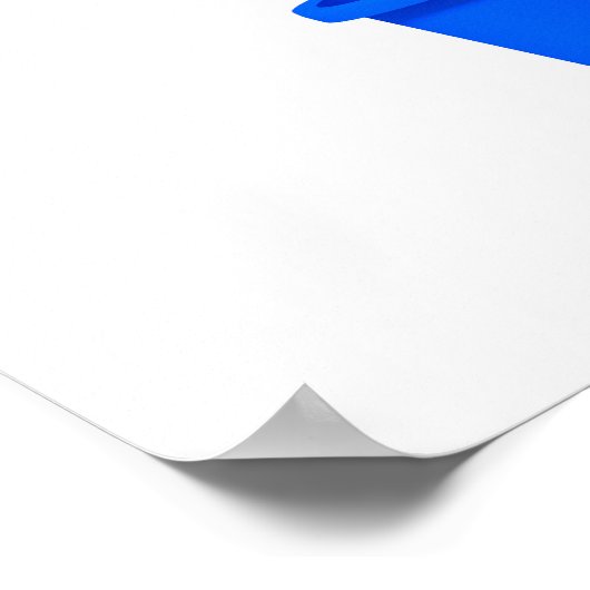 Gummiente am Strand Poster (Ecke)