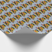 Gummiente Anwalt Geschenkpapier (Ecke)