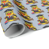 Gummiente Anwalt Geschenkpapier (Rolleneckpunkt)