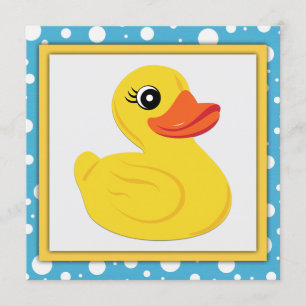 Gummiente Baby Shower Einladung