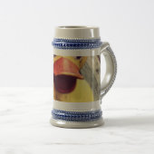 Gummiente Bierglas (VorderseiteRechts)