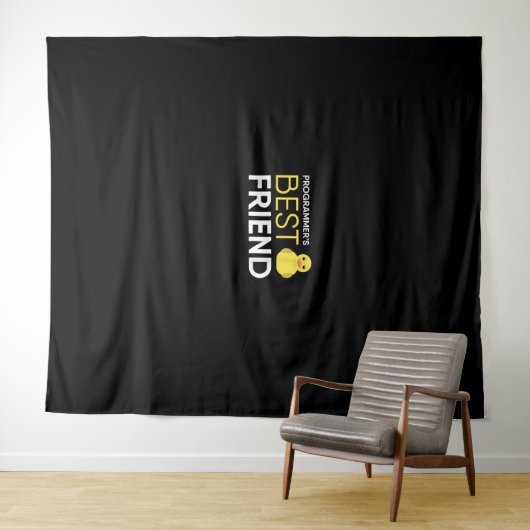 Gummiente Debugging Programmierers Bester Freund Wandteppich (Beispiel (Horizontal))
