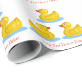 Gummiente Duckies, das optionalen Geschenkpapier (Rolleneckpunkt)