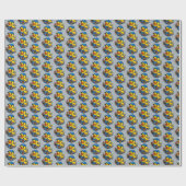 Gummiente Elektriker Geschenkpapier (Flach)