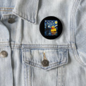 Gummiente Entenente Gummiente Ente Van Gogh Stil S Button (Beispiel)