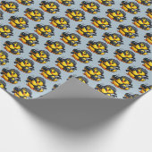 Gummiente Fotograph Geschenkpapier (Ecke)