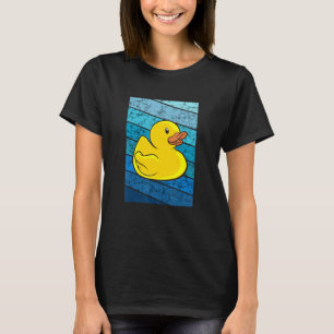Gummiente Gelbe Gummienten Retro Vintage Gummi T-Shirt