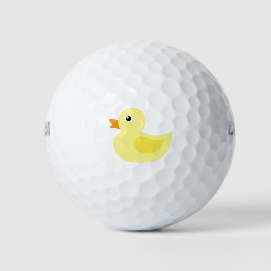 Gummiente Golfball (Vorderseite)