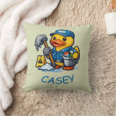 Gummiente Hausmeister Kissen (Decke)