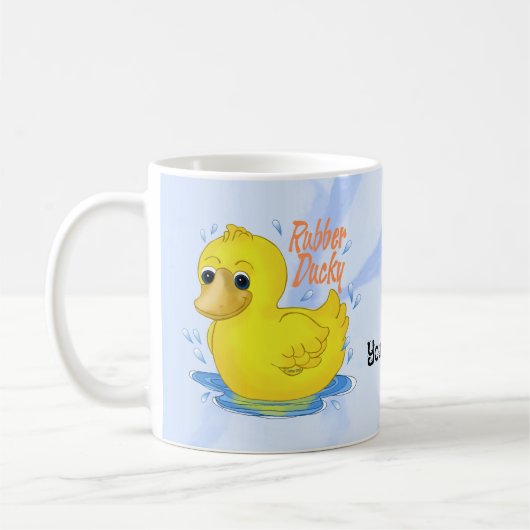 Gummiente kaffeetasse (Links)