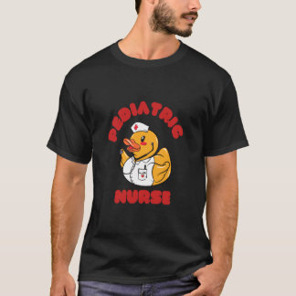 Gummiente Kinderkrankenschwester Ducky Peds PICU N T-Shirt