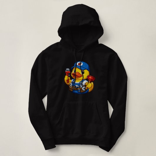 Gummiente Klempner Hoodie (Design vorne)