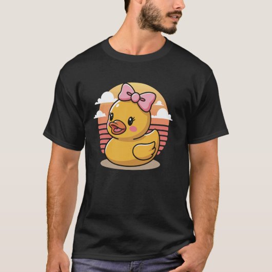 Gummiente Kokette T-Shirt (Vorderseite)