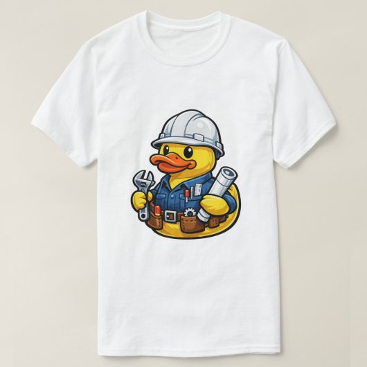 Gummiente Konstrukteur T-Shirt (Design vorne)