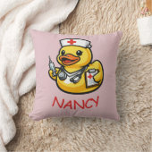 Gummiente Krankenschwester Kissen (Decke)