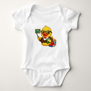Gummiente Lehrer Baby Strampler