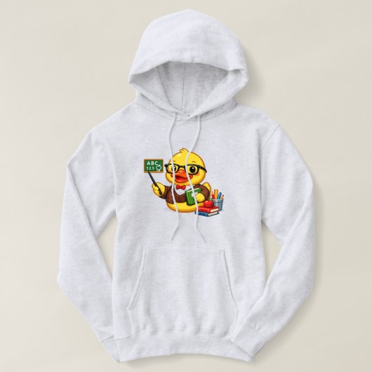 Gummiente Lehrerin Hoodie (Design vorne)
