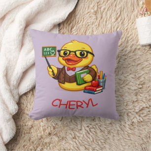 Gummiente Lehrerin Kissen