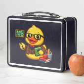 Gummiente Lehrerin Metall Brotdose (Beispiel)