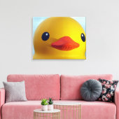Gummiente Leinwanddruck (Insitu (Wohnzimmer))