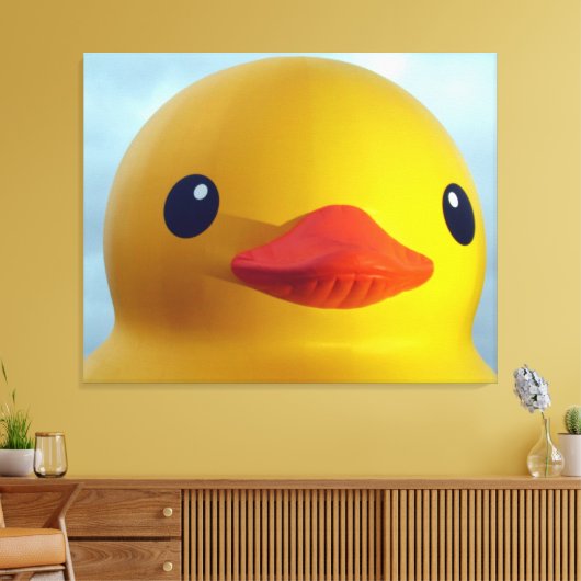 Gummiente Leinwanddruck (Insitu (Wohnzimmer))