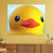 Gummiente Leinwanddruck (Insitu (Wohnzimmer))