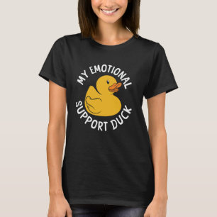 Gummiente lustige emotionale Unterstützungsente T-Shirt