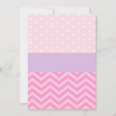 Gummiente Mädchendusche Einladung (Rückseite)