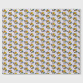 Gummiente Maler Geschenkpapier (Flach)