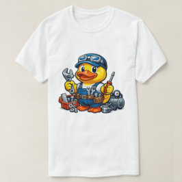 Gummiente Mechaniker T-Shirt
