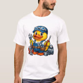 Gummiente Mechaniker T-Shirt (Vorderseite)