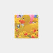 Gummiente Post-it Klebezettel (Vorderseite)