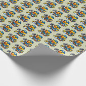 Gummiente Reinigungskraft Geschenkpapier (Ecke)