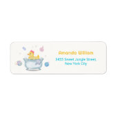 Gummiente Rub A Dub Dub Badewanne Baby Shower (Vorne)