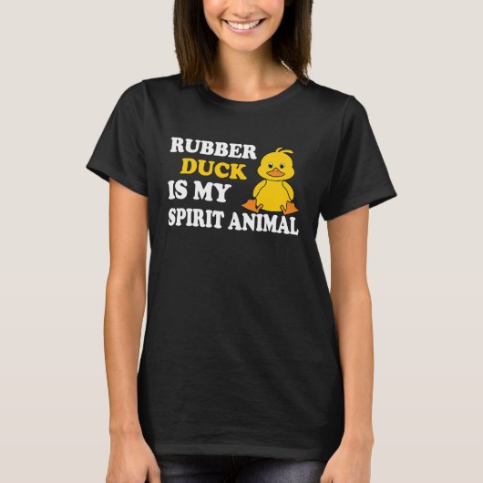 Gummiente Rubberduck Badeente T-Shirt (Vorderseite)