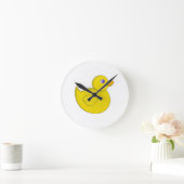 Gummiente Runde Wanduhr (Zuhause)