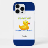 Gummiente | Schwimm drauf iPhone Hülle (Rückseite)
