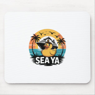 Gummiente Sea Ya Kreuzfahrtschiff Urlaub Familie M Mousepad